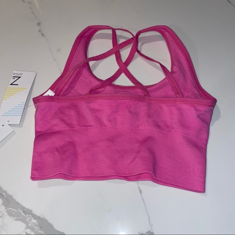Z Zella Hot pink ports bra - Picture 4 of 5
